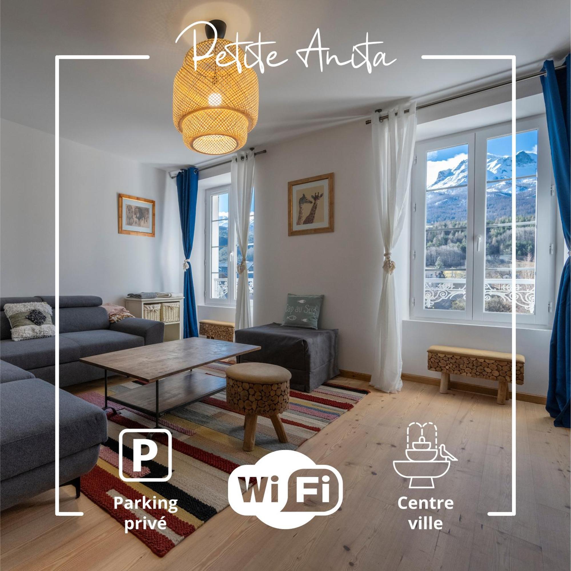 Petite Anita - Centre Ville - Parking Prive Barcelonnette Exteriér fotografie